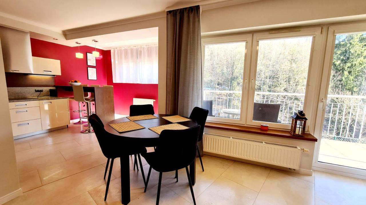 Na Bukowej, Apartament Widokowy Z Duzym Tarasem Wisła Kültér fotó